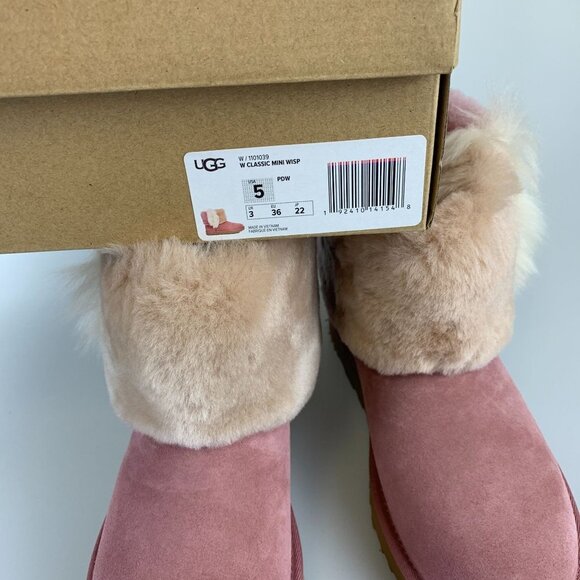 NIB UGG Classic Mini Wisp Boots Size US 5 - Picture 11 of 11